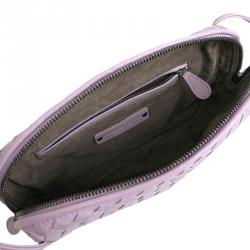 Bottega Veneta Light Purple Intrecciato Nappa Leather Messenger Bag