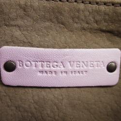 Bottega Veneta Light Purple Intrecciato Nappa Leather Messenger Bag