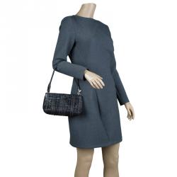 Pre Owned Bottega Veneta Black Nappa Intrecciato Leather Mini Ponza Handbag