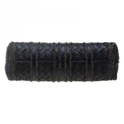 Pre Owned Bottega Veneta Black Nappa Intrecciato Leather Mini Ponza Handbag