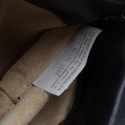 Pre Owned Bottega Veneta Black Nappa Intrecciato Leather Mini Ponza Handbag