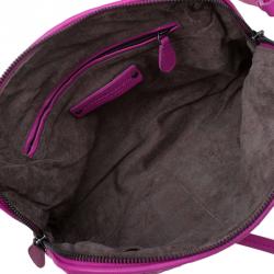 Pre Owned Bottega Veneta Pink Intrecciato Woven Leather Crossbody Bag