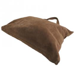 Pre Owned Bottega Veneta Brown Suede Tote