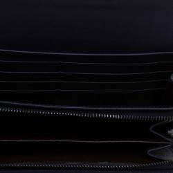 Pre Owned محفظة كونتينيتال بوتيغا فينيتا جلد أزرق داكن أنترشياتو بقلاب