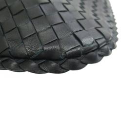 مملوكة مسبقًا Bottega Veneta Black Intrecciato Woven Leather Maxi Veneta Hobo