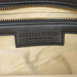مملوكة مسبقًا Bottega Veneta Black Intrecciato Woven Leather Maxi Veneta Hobo