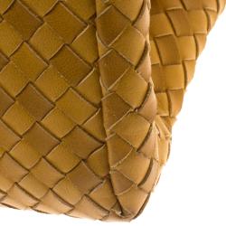 Pre Owned حقيبة يد بوتيغا فينيتا روما جلد إنترشياتو بنية فاتحة