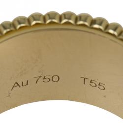 Boucheron Quatre Classic Diamonds Yellow White and Pink Gold Large Ring Size 52