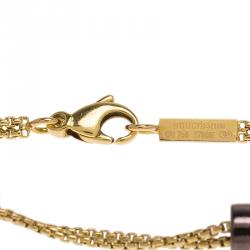 Boucheron Quatre Ceramic, 18k Three Tone Gold Soft Bracelet Size 17cm