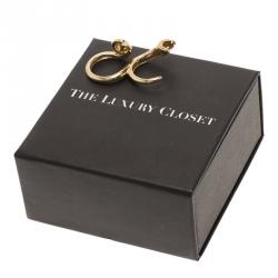 Boucheron Snake Yellow Gold Double Ring Size 54