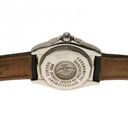 Breitling Black 18K Yellow Gold and Stainless Steel Cockpit Lady Women's Wristwatch 32MM