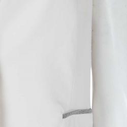 Pre Owned Brunello Cuccinelli Embellished Faux Pocket Detail Vest M