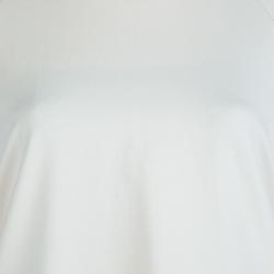 Pre Owned Brunello Cucinelli Beige Embellished Sleeve Sweatshirt L