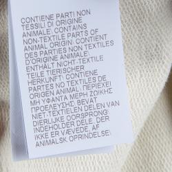 Pre Owned Brunello Cucinelli Beige Embellished Sleeve Sweatshirt L