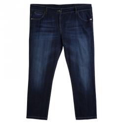Brunello Cucinelli Indigo Dark Wash Denim Skinny Fit Jeans XXXL