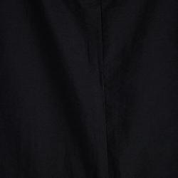 Pre Owned Brunello Cucinelli Dark Grey Elasticized Waist Pants XL