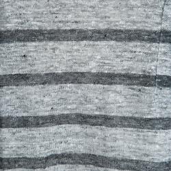 مملوكة مسبقًا Burberry Brit Grey Striped Linen T-Shirt M