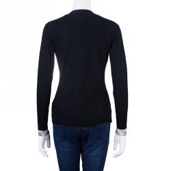 Pre Owned Burberry Brit Novacheck Cuff Cardigan Size S