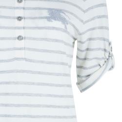 مملوكة مسبقًا تيشيرت بولو بربري بريت مخطط S