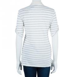 مملوكة مسبقًا Burberry Brit Striped Polo Shirt M