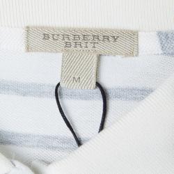 مملوكة مسبقًا Burberry Brit Striped Polo Shirt M