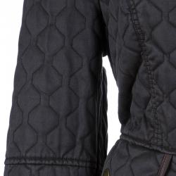 Pre Owned Burberry Brit Grey Quilted Short Jacket L