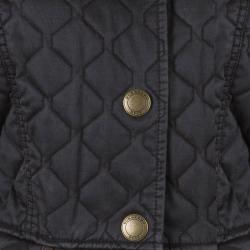 Pre Owned Burberry Brit Grey Quilted Short Jacket L