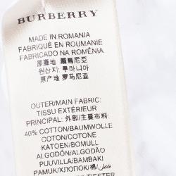 مملوكة مسبقًا توب بربري أكمام قصيرة أبيض XS