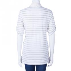 مملوكة مسبقًا Burberry Brit Striped Polo Shirt L