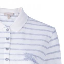 مملوكة مسبقًا Burberry Brit Striped Polo Shirt L