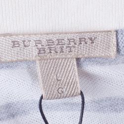 مملوكة مسبقًا Burberry Brit Striped Polo Shirt L