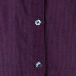 Pre Owned توب بربري بريت مقلم بنفسجي L