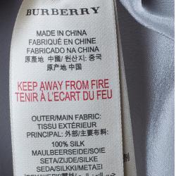 Pre Owned قميص بربري لونين M