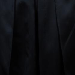Pre Owned Burberry Black Silk Knee-length Skirt M