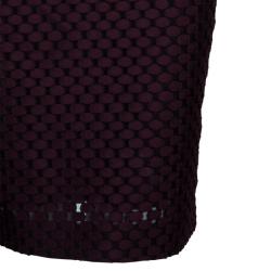 Pre Owned فستان بربري لندن كلاريت بنفسجي XS