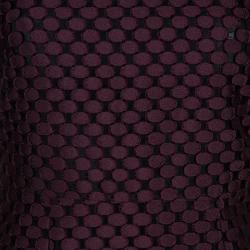 Pre Owned فستان بربري لندن كلاريت بنفسجي XS