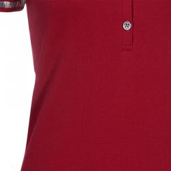 Pre Owned تيشيرت بربري بريت بولو أحمر S