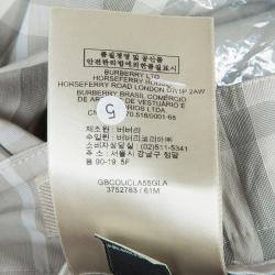 Pre Owned Burberry Novacheck Wraparound Pleated Mini Skirt M