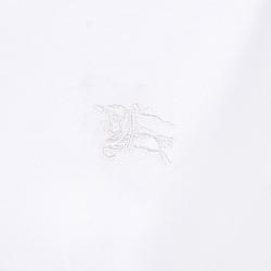 Pre Owned Burberry Brit White Novacheck Collar Polo Shirt M