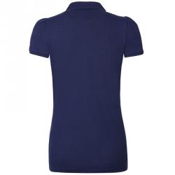 Pre Owned Burberry Brit Navy Blue Check Placket Polo Shirt S