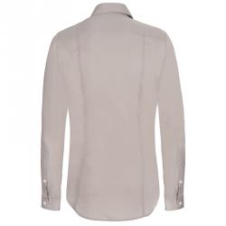 Pre Owned Burberry Brit Beige Novacheck Detail Cotton Shirt S