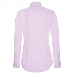 Pre Owned Burberry Brit Light Pink Novacheck Detail Cotton Shirt S
