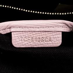 Pre Owned حقيبة يد بربري كينتربري صغيرة جلد ديربي كاروهات هاوس أرجوانية فاتحة