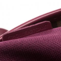 مملوكة مسبقًا حقيبة يد بربري ريغينت PVC كاروهات هايماركت وردية روبيرب