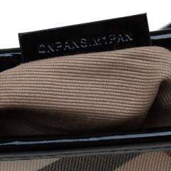 Pre Owned Burberry Beige Nova Check Coated Canvas Small Newbury Sling Bag