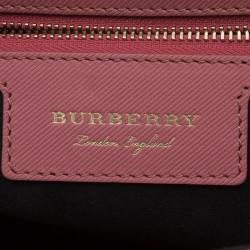 Burberry Tri Color Leather Medium DK88 Top Handle Bag