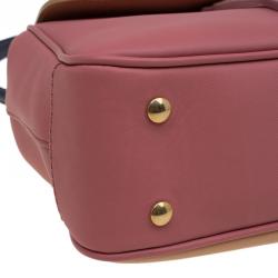 Burberry Tri Color Leather Medium DK88 Top Handle Bag