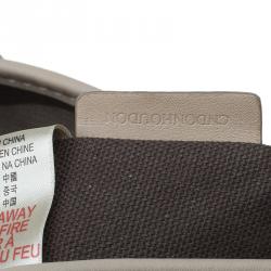 Pre Owned Burberry Grey Smoked Check Coated Canvas Small Canterbury Tote