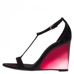 Pre Owned صندل بربري برورسوم ليبيرن لوسيت بنعل روكي سويدي بنفسجي مقاس 37.5