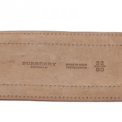 مملوكة مسبقًا حزام كورسيه بربري برورسم جلد وردي 80سم